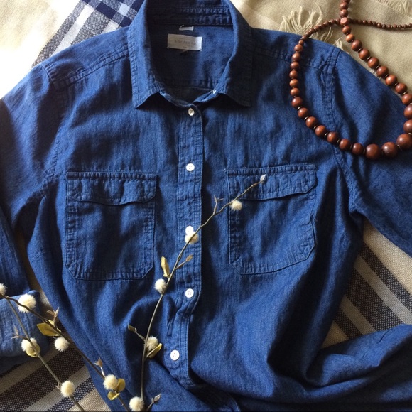 LOFT Tops - PRICE ⬇️ Ann Taylor Loft denim shirt size M